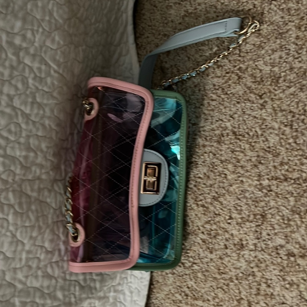Colorful clear bag. Can be for any age.